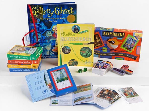 Children's books and board games.