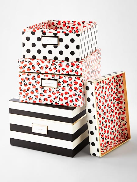 Deluxe double walled nesting box trio.  Gold foil accents on each box, full color printing on all surfaces (even the inside), with gold frame on front to accommodate a label showing the contents of the box.