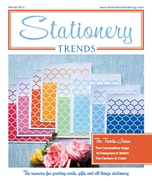 Cover of Winter 2012 issue of <em>Stationery Trends</em> magazine