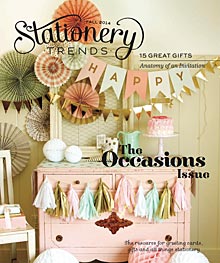 Cover of Fall 2014 issue of <em>Stationery Trends</em> magazine