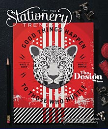 Cover of Fall 2015 issue of <em>Stationery Trends</em> magazine